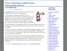 Tablet Screenshot of fine-collectible-lighthouses.net